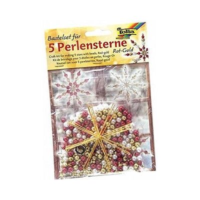 Folia 12520 Art/Craft Toy - DIY Pearl Star Kit for Christmas Folia 12520 Art/Craft Toy - DIY Pearl Star Kit for Christmas