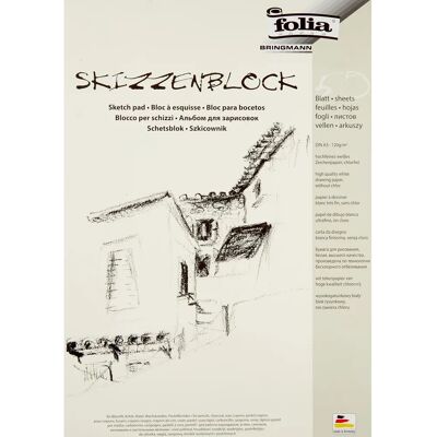 Folia A3 Skizzierblock - 120 g/m², 50 Blatt Folia A3 Skizzierblock - 120 g/m², 50 Blatt