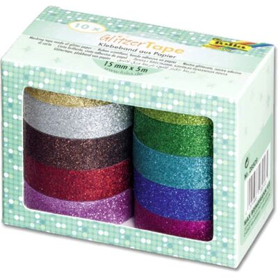 Ruban bricolage Folia - Multicolore - 15mm x 5m Ruban bricolage Folia - Multicolore - 15mm x 5m