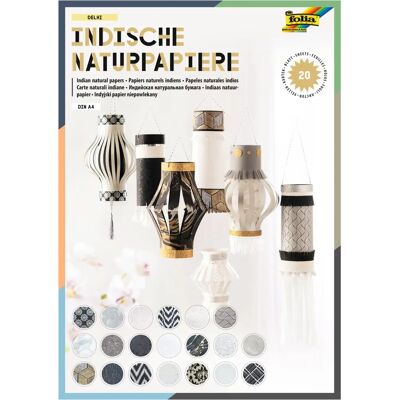 FOLIA Natural Delhi A4 20 Sheets - Paper Block FOLIA Natural Delhi A4 20 Sheets - Paper Block