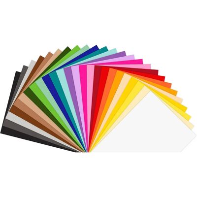 buttinette Buntes Papier-Set - 50x70cm - 100 Blatt buttinette Buntes Papier-Set - 50x70cm - 100 Blatt