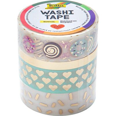 Folia Washi-Tape Dekor-Klebeband HOTFOIL OR II - Pack à 3 Folia Washi-Tape Dekor-Klebeband HOTFOIL OR II - Pack à 3