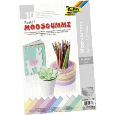 Folia Craft Foam Multicolour - Craft Foam Sheets Pack of 10 Folia Craft Foam Multicolour - Craft Foam Sheets Pack of 10