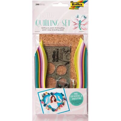 Ensemble de Quilling Pastel Folia - 290 Pièces - Kit Créatif Ensemble de Quilling Pastel Folia - 290 Pièces - Kit Créatif