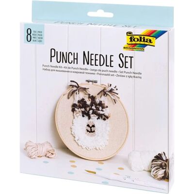 Ensemble Punch Needle Folia - Kit Alpaga - Couture à la Main pour Décoration Ensemble Punch Needle Folia - Kit Alpaga - Couture à la Main pour Décoration
