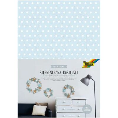 Folia - 40129 - 3 tailles 20/25/30 cm - kit de couronnes - Kit d’artisanat Folia - 40129 - 3 tailles 20/25/30 cm - kit de couronnes - Kit d’artisanat