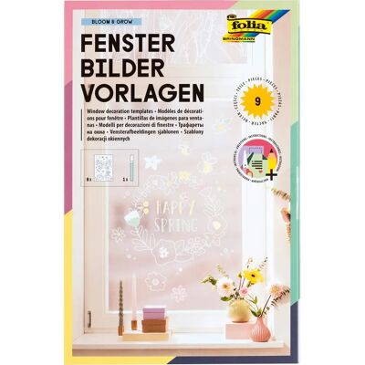 BLOOM & GROW Klassik Fenster-Schablonenset - Fenster Schablonen Set BLOOM & GROW Klassik Fenster-Schablonenset - Fenster Schablonen Set