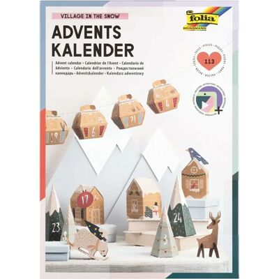 Folia 9388 adventskalender - Hantverksset för vintersamhälle Folia 9388 adventskalender - Hantverksset för vintersamhälle