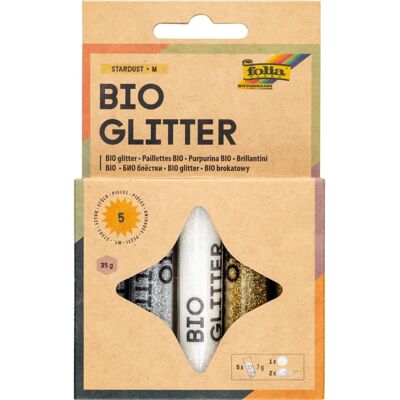 Folia Paper - Polvere di glitter bio 7g, set da 5 - Glitter fai da te Folia Paper - Polvere di glitter bio 7g, set da 5 - Glitter fai da te