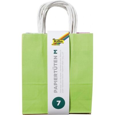 Folia - M BASIC - Kraft 110 g/m² - 18x8x21 cm - Geschenktüten Folia - M BASIC - Kraft 110 g/m² - 18x8x21 cm - Geschenktüten