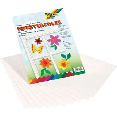 Folia 450230 Art Paper - Transparent - 10 Sheets Folia 450230 Art Paper - Transparent - 10 Sheets