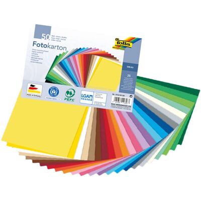 Folia 614/50 Orange Karton - 300 g/m², 50 Blatt Folia 614/50 Orange Karton - 300 g/m², 50 Blatt
