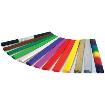 Folia Papel Crepe Amarillo 50cm x 2.5m - Manualidades y Decoración Folia Papel Crepe Amarillo 50cm x 2.5m - Manualidades y Decoración