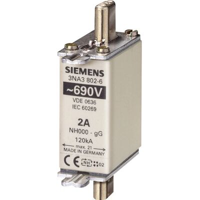 Siemens 3NA3805-6 Hochspannungs-Sicherung - 16A, 690V, 3 Stück Siemens 3NA3805-6 Hochspannungs-Sicherung - 16A, 690V, 3 Stück
