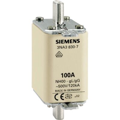 Siemens 3NA3832 Safety Fuse - 125A, 500V Siemens 3NA3832 Safety Fuse - 125A, 500V