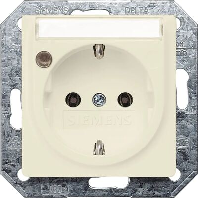 Siemens Modell 5UB1561 Steckdose - Delta i-system, Weiß Siemens Modell 5UB1561 Steckdose - Delta i-system, Weiß