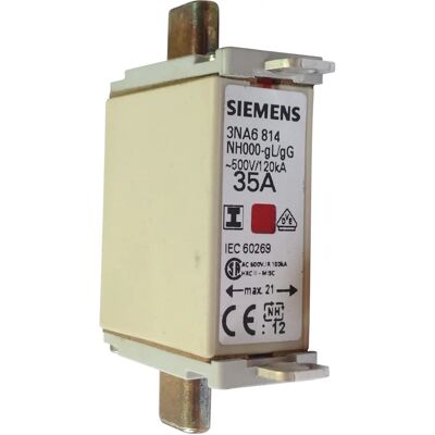 Fusible Siemens NH 35A - Fusible - IEC 60269 Fusible Siemens NH 35A - Fusible - IEC 60269