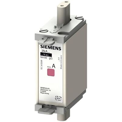 Fusible Siemens 3NA6824 - Alta Capacidad, Compacto, Cuchillas Centradas Fusible Siemens 3NA6824 - Alta Capacidad, Compacto, Cuchillas Centradas