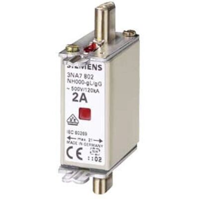 Siemens 3NA7820 Cartucho fusible - 50A, 500V Siemens 3NA7820 Cartucho fusible - 50A, 500V