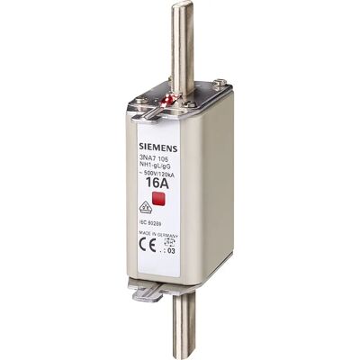 Bloc de fusibles Siemens 3NA7124 - Sécurité, 80A, 500V - Publicité Bloc de fusibles Siemens 3NA7124 - Sécurité, 80A, 500V - Publicité