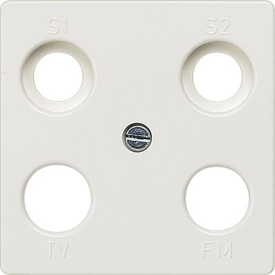 Siemens 5TG2565 Wandplatte - Geeignet für RF/TV/2xSAT Siemens 5TG2565 Wandplatte - Geeignet für RF/TV/2xSAT