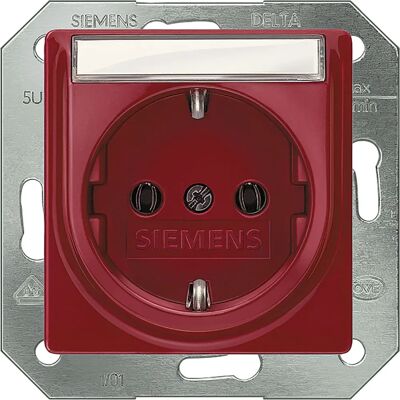 Siemens 5UB1536 Rote Schuko Steckdose - Steckdose Siemens 5UB1536 Rote Schuko Steckdose - Steckdose