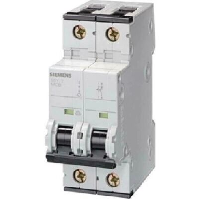 Siemens - 2P 25A Leitungsschutzschalter - Typ C - 10kA - 2 Module Siemens - 2P 25A Leitungsschutzschalter - Typ C - 10kA - 2 Module