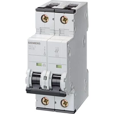 Siemens Leitungsschutzschalter 2P 32A Typ C - Kurzschlussschutz Siemens Leitungsschutzschalter 2P 32A Typ C - Kurzschlussschutz