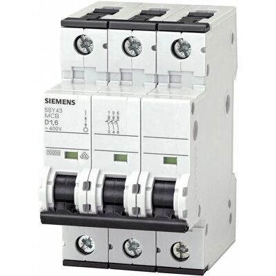 Siemens 5SY4325-6 - LS-Schalter B25A,3pol,T=70,10kA - Schutzschalter Siemens 5SY4325-6 - LS-Schalter B25A,3pol,T=70,10kA - Schutzschalter