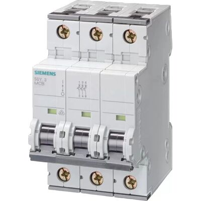 Siemens Leitungsschutzschalter - 3P, 6A, Typ C - SENTRON Siemens Leitungsschutzschalter - 3P, 6A, Typ C - SENTRON