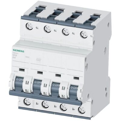 Disjoncteur Siemens 4P 25A Type C - Protection contre courts-circuits - Publicité Disjoncteur Siemens 4P 25A Type C - Protection contre courts-circuits - Publicité