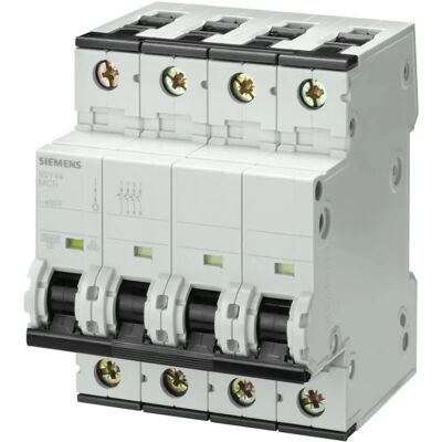 Siemens 5SY4440-8 10kA 4 polos Interruptor de circuito D - Industrial y residencial Siemens 5SY4440-8 10kA 4 polos Interruptor de circuito D - Industrial y residencial