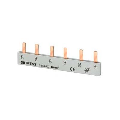 Siemens 5ST3707 Stiftsammelschiene - 1016mm, 2-phasig, Grau Siemens 5ST3707 Stiftsammelschiene - 1016mm, 2-phasig, Grau