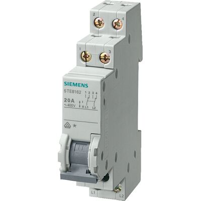 Siemens 5TE8162 Leitungsschutzschalter - 20A, 1P, 2W Siemens 5TE8162 Leitungsschutzschalter - 20A, 1P, 2W