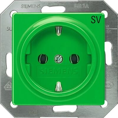 Siemens 5UB1910 - Grüne Steckdose Siemens 5UB1910 - Grüne Steckdose