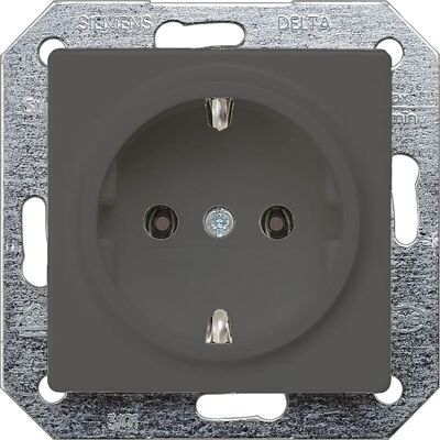 Siemens 5UB1921 - Enchufe de protección, 16A, Antracita Siemens 5UB1921 - Enchufe de protección, 16A, Antracita