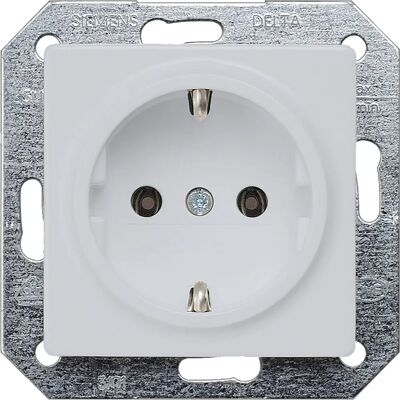 Siemens 5UB1931 Enchufe Schuko Metálico de Aluminio - Enchufe Siemens 5UB1931 Enchufe Schuko Metálico de Aluminio - Enchufe
