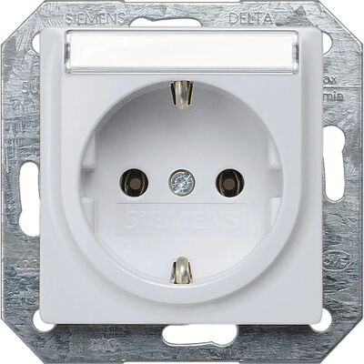 Siemens 5UB1933 Aluminium Steckdose - 16A 250V - Schuko Siemens 5UB1933 Aluminium Steckdose - 16A 250V - Schuko