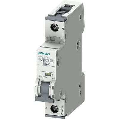 Siemens Circuit Breaker 6A Type C - DIN Rail Mount Siemens Circuit Breaker 6A Type C - DIN Rail Mount