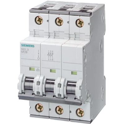 Siemens Sentron 3P 25A Tipo C - Interruptor Siemens Sentron 3P 25A Tipo C - Interruptor