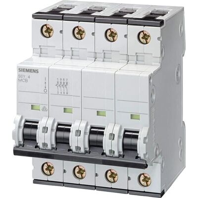 Siemens Leitungsschutzschalter UC C 10A 4p 400V - Schutzschalter Siemens Leitungsschutzschalter UC C 10A 4p 400V - Schutzschalter