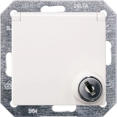 Siemens 5UB1916 Weiß Schuko-Steckdose - Elektroweit Siemens 5UB1916 Weiß Schuko-Steckdose - Elektroweit