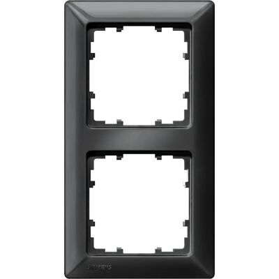 Siemens 5TG25526 Placa de Pared - Línea Delta, Metálica de Carbono, 2 Garras Siemens 5TG25526 Placa de Pared - Línea Delta, Metálica de Carbono, 2 Garras