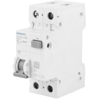 Siemens Modèle 5SU13561KK06 - 1P+N 6A 30mA AC 6kA - Disjoncteur - Publicité Siemens Modèle 5SU13561KK06 - 1P+N 6A 30mA AC 6kA - Disjoncteur - Publicité