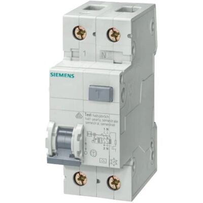 Siemens 25A 30mA 2 módulos Interruptor diferencial Siemens 25A 30mA 2 módulos Interruptor diferencial