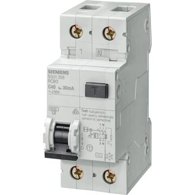 Siemens 32A 6kA FI/LS-Schalter - Schutz & Leitung Siemens 32A 6kA FI/LS-Schalter - Schutz & Leitung