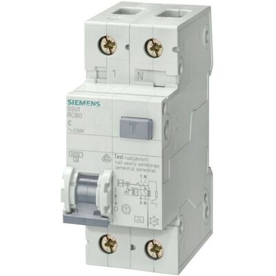 Siemens 5SU16561KK16 Interruttore differenziale 16A 1P+N Siemens 5SU16561KK16 Interruttore differenziale 16A 1P+N