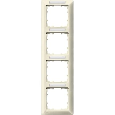 Siemens Wandplatte 4-fach Delta Line Weiß - Wand- /Schalterabdeckungen Siemens Wandplatte 4-fach Delta Line Weiß - Wand- /Schalterabdeckungen