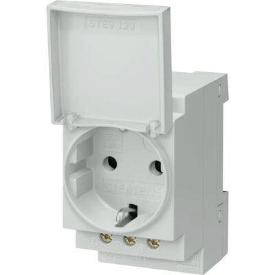 Siemens 5TE6801 Hutschienen Steckdose Grau Siemens 5TE6801 Hutschienen Steckdose Grau