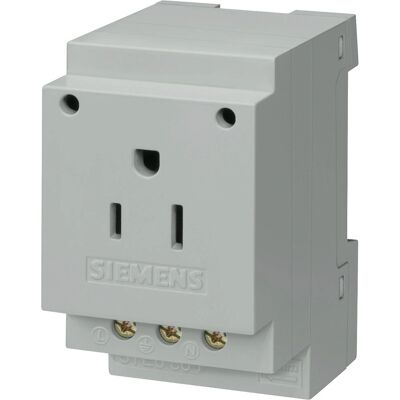 Siemens 5TE6804 Graue NEMA 15A/125VAC Steckdose - Elektrische Steckdose Siemens 5TE6804 Graue NEMA 15A/125VAC Steckdose - Elektrische Steckdose